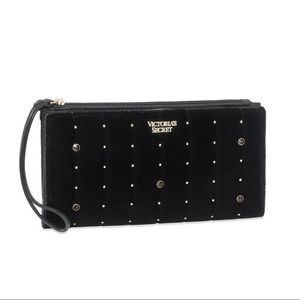 Victoria’s Secret Velvet Stud Slim Wristlet